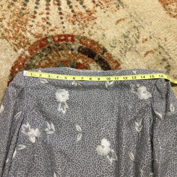 Adrianna Papell Floral Silk 2 Piece Tank Embroidered Beaded Sparkle Jacket 8 - Picture 9 of 15